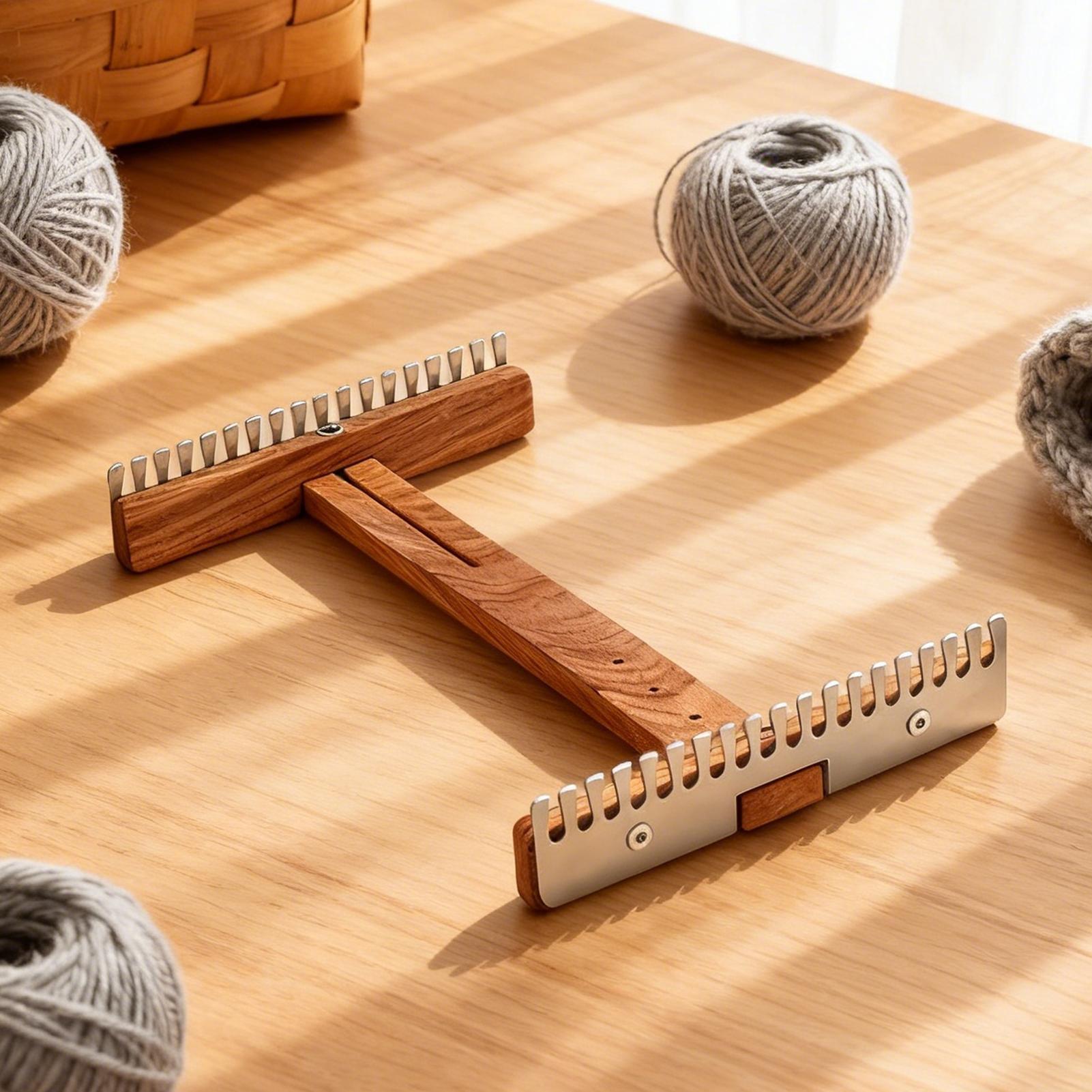 Tools Workshop Kids - Weaving Loom For Kids Wooden Adjustable