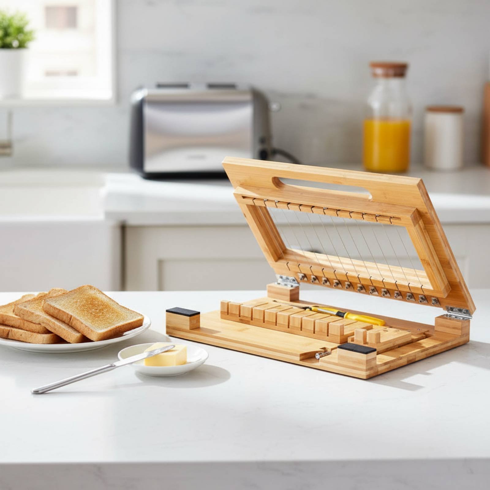 Tools In The Workshop - Bamboo Soap Cutter 2-in-1 Design Handmade