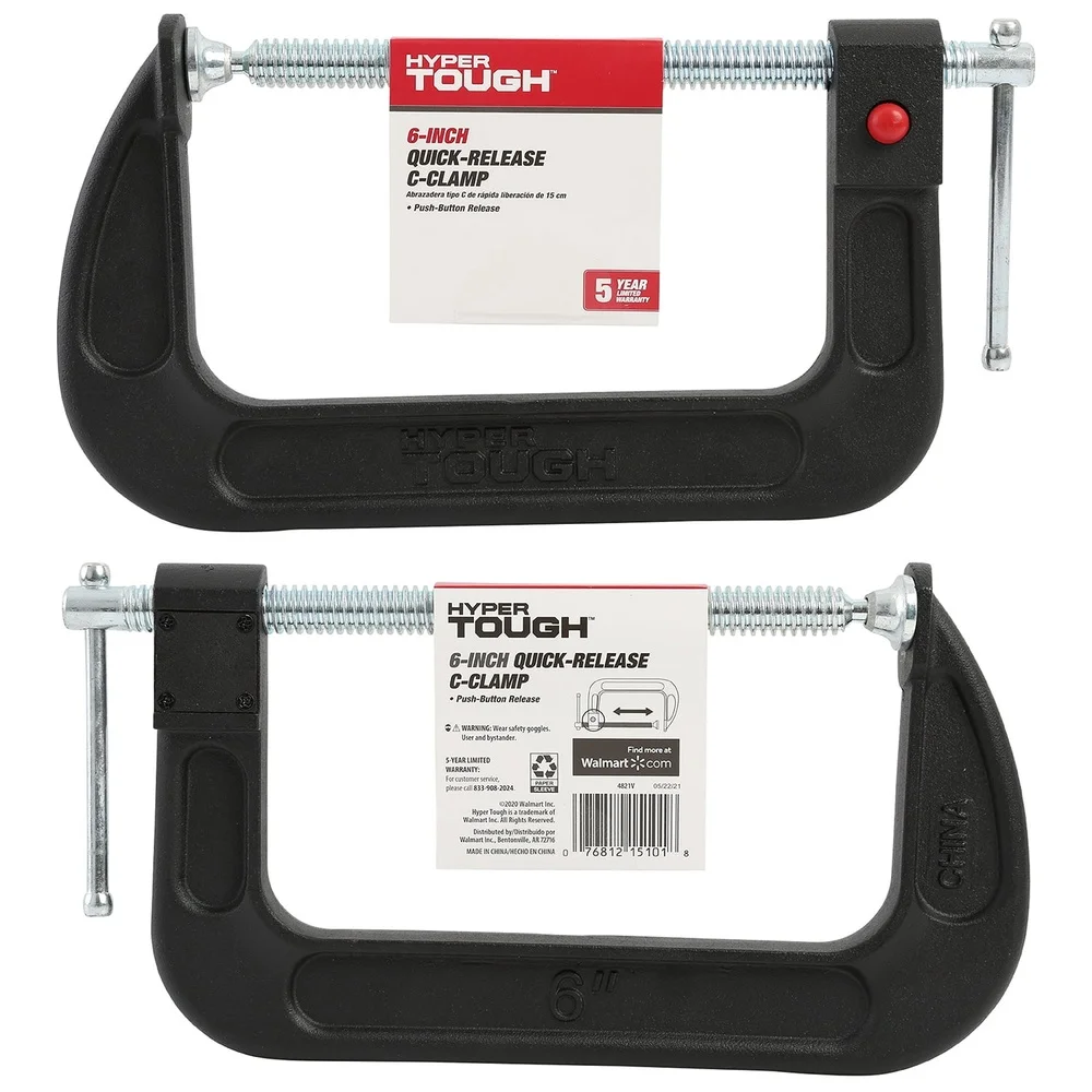 Tools For Workshop - 6 Inch Quick Release C Clamp
