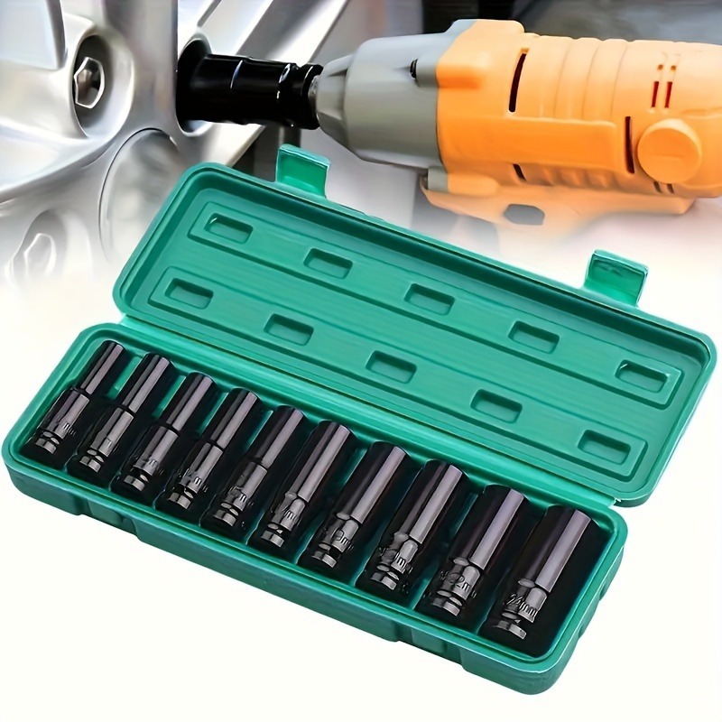 Tools For Motorcycle Workshop - Socket Set 8–24mm 1/2-Inch Drive for