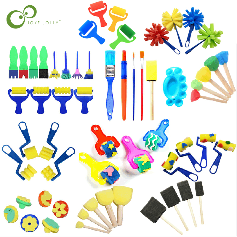 Tools Workshop Kids - Children Toddler Sponge Stamp Brush Kits