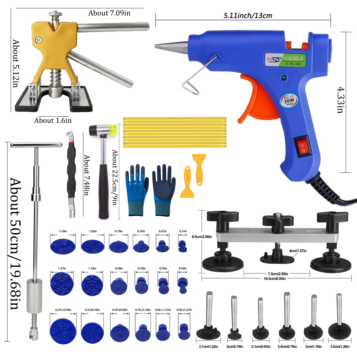 Special Workshop Tools - Dent Repair Kit Car Puller Tools