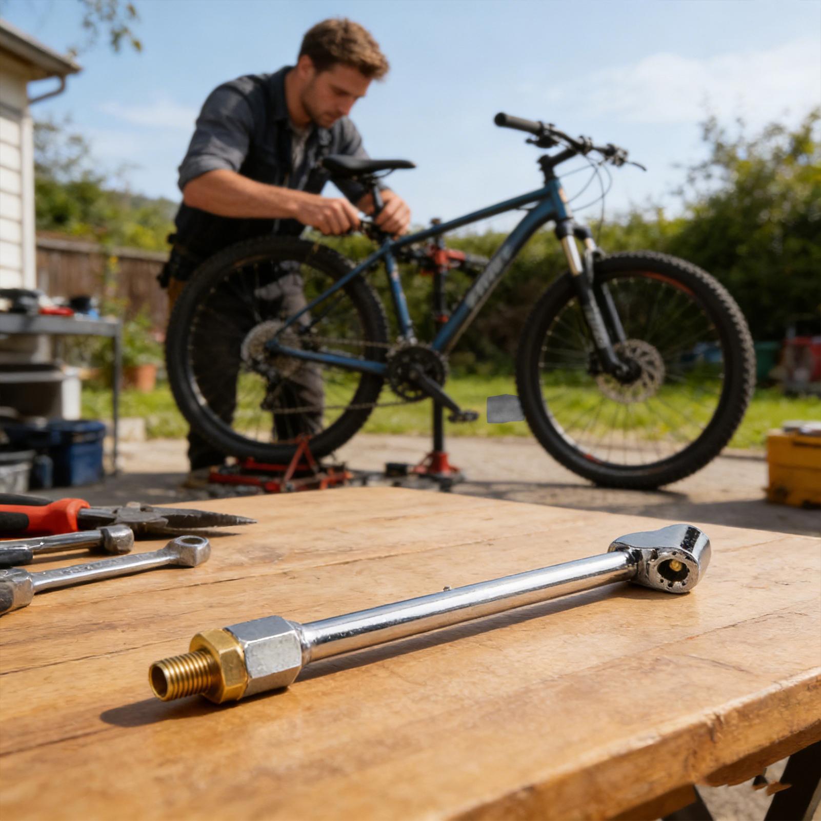 Tools For Motorcycle Workshop - Tire Chuck Quick-Connect Leak-Proof Portable Locking