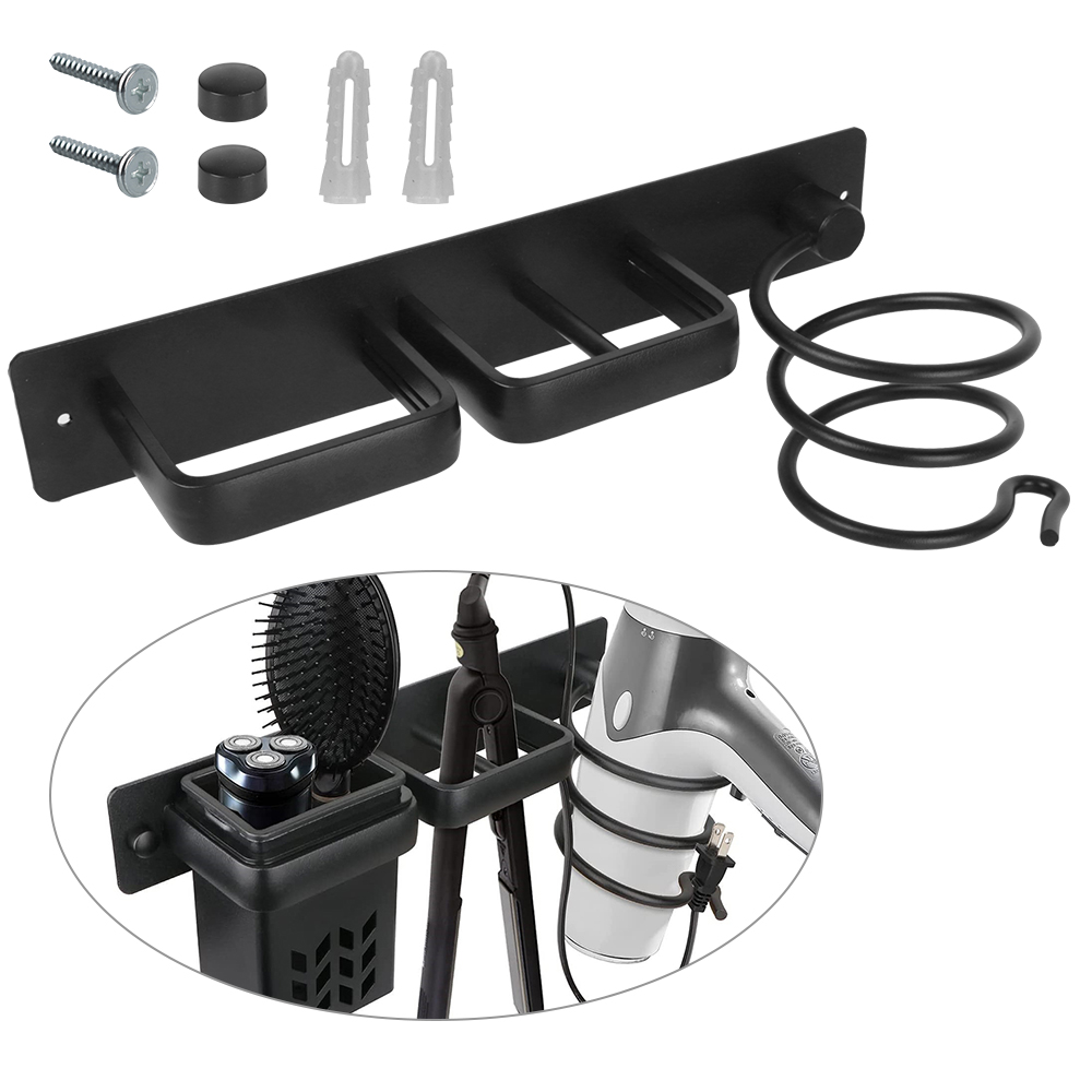 Workshop Tools On Wall - Hair Dryer Holder Rack Bathroom Hair