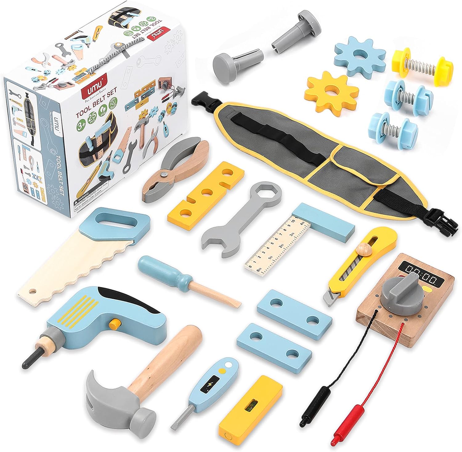Tools Workshop Kids - Wooden Kids Tool Set , Pretend