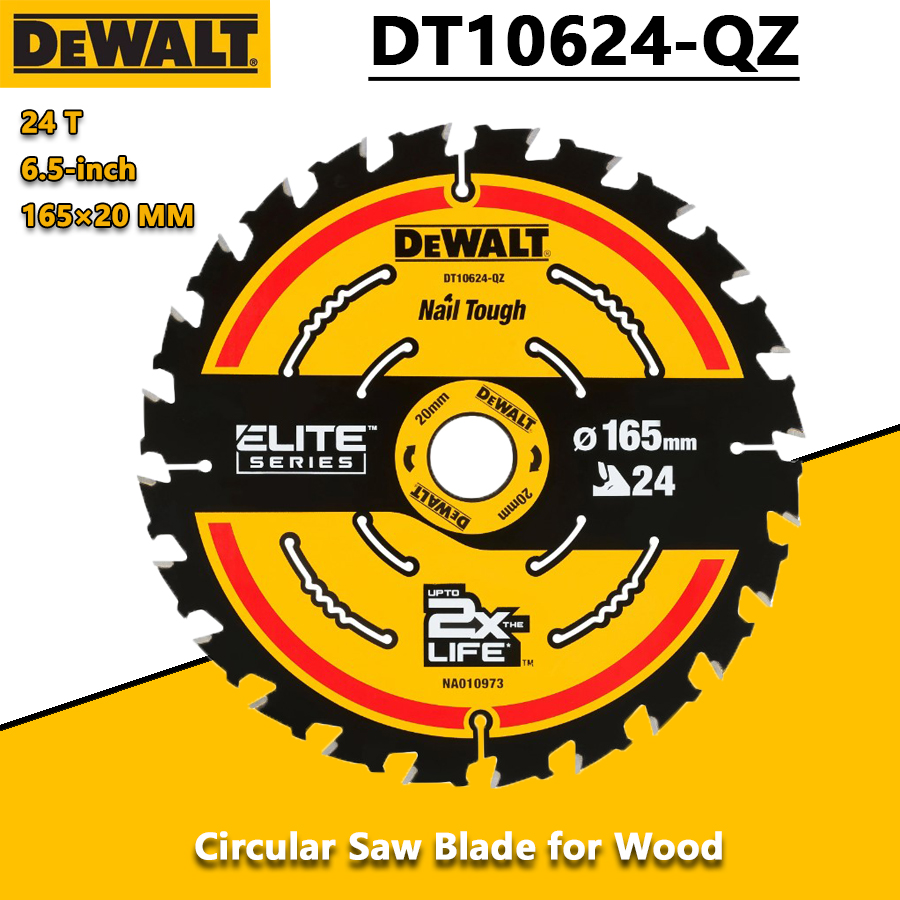 Tools For Workshop - DEWALT DT10624-QZ 1/3pcs 24T Construction Circular