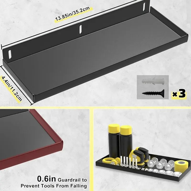 Workshop Tools Rack - Wall Mounted Metal Tool Hanger Heavy