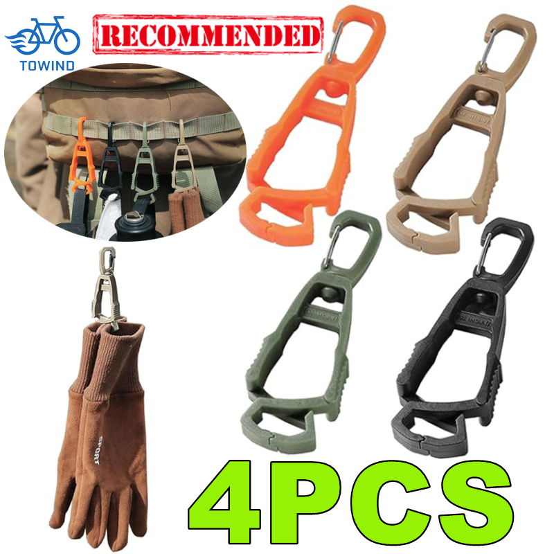 Mini Workshop Tools - New 4-1PC Outdoor Protective Gloves Clip