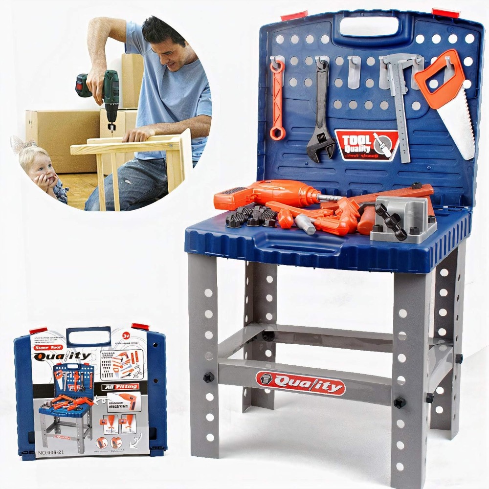 Kids Toy Tool Workbench with R - Tools Workshop Kids recensione e prezzo