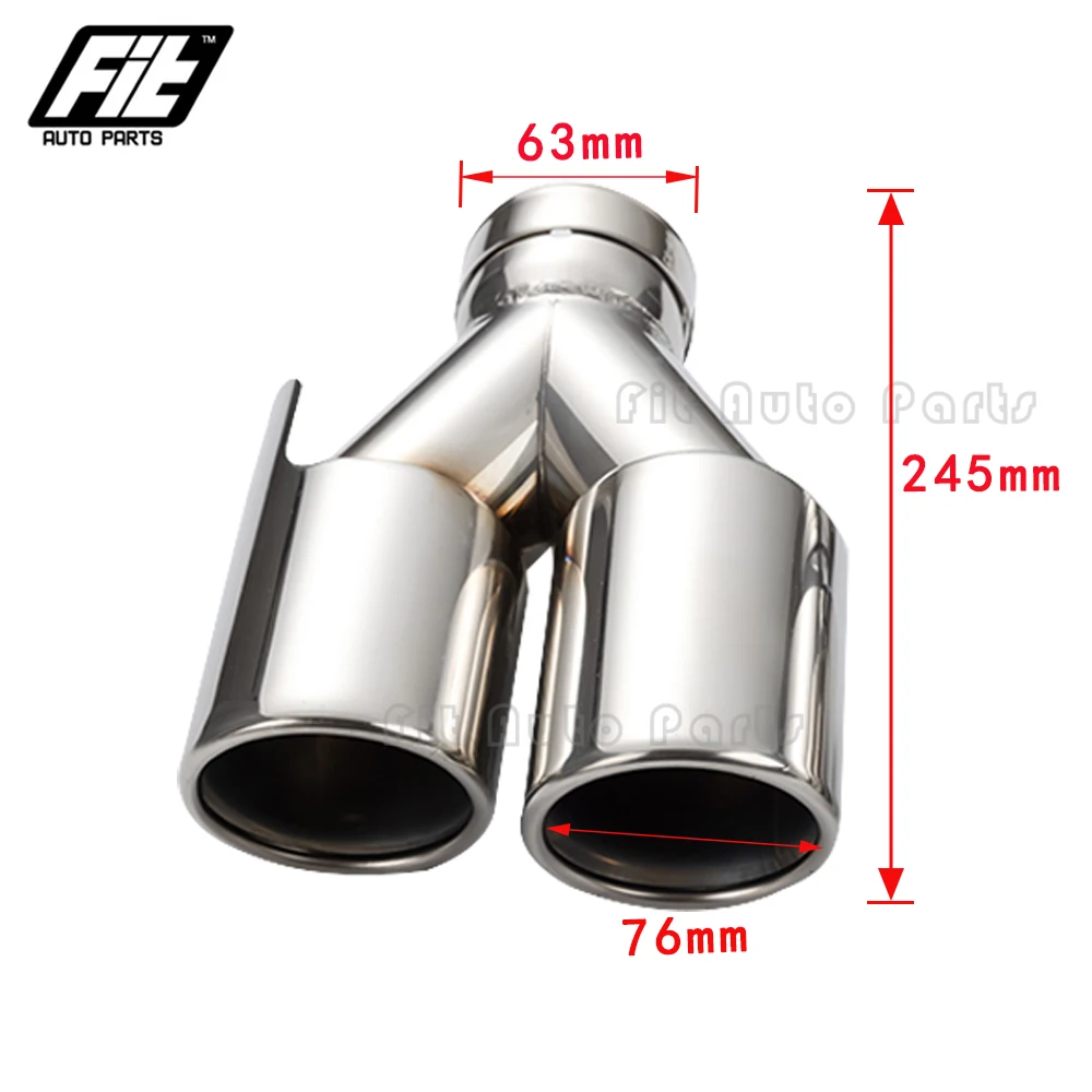 1pcs dual exhaust tip stainles - Pipe Clamp Bar recensione e prezzo