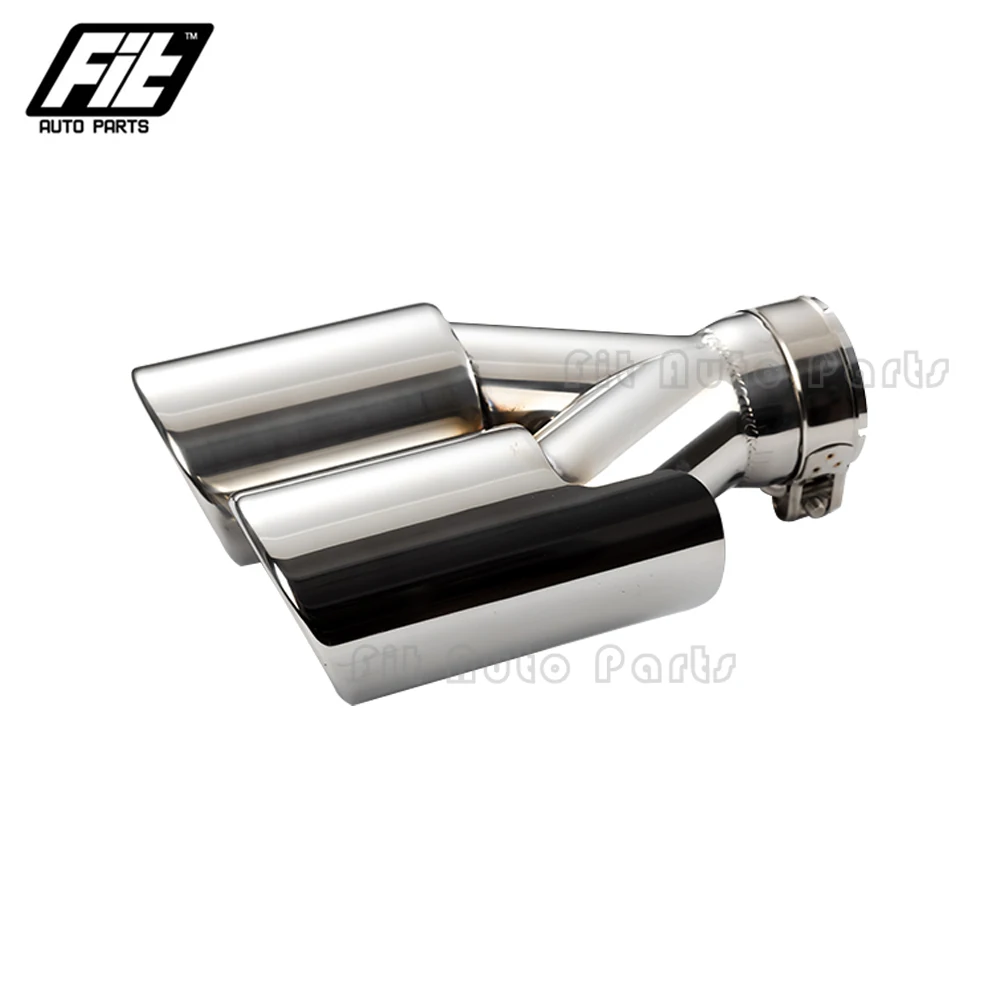 1pcs dual exhaust tip stainles - Pipe Clamp Bar recensione e prezzo