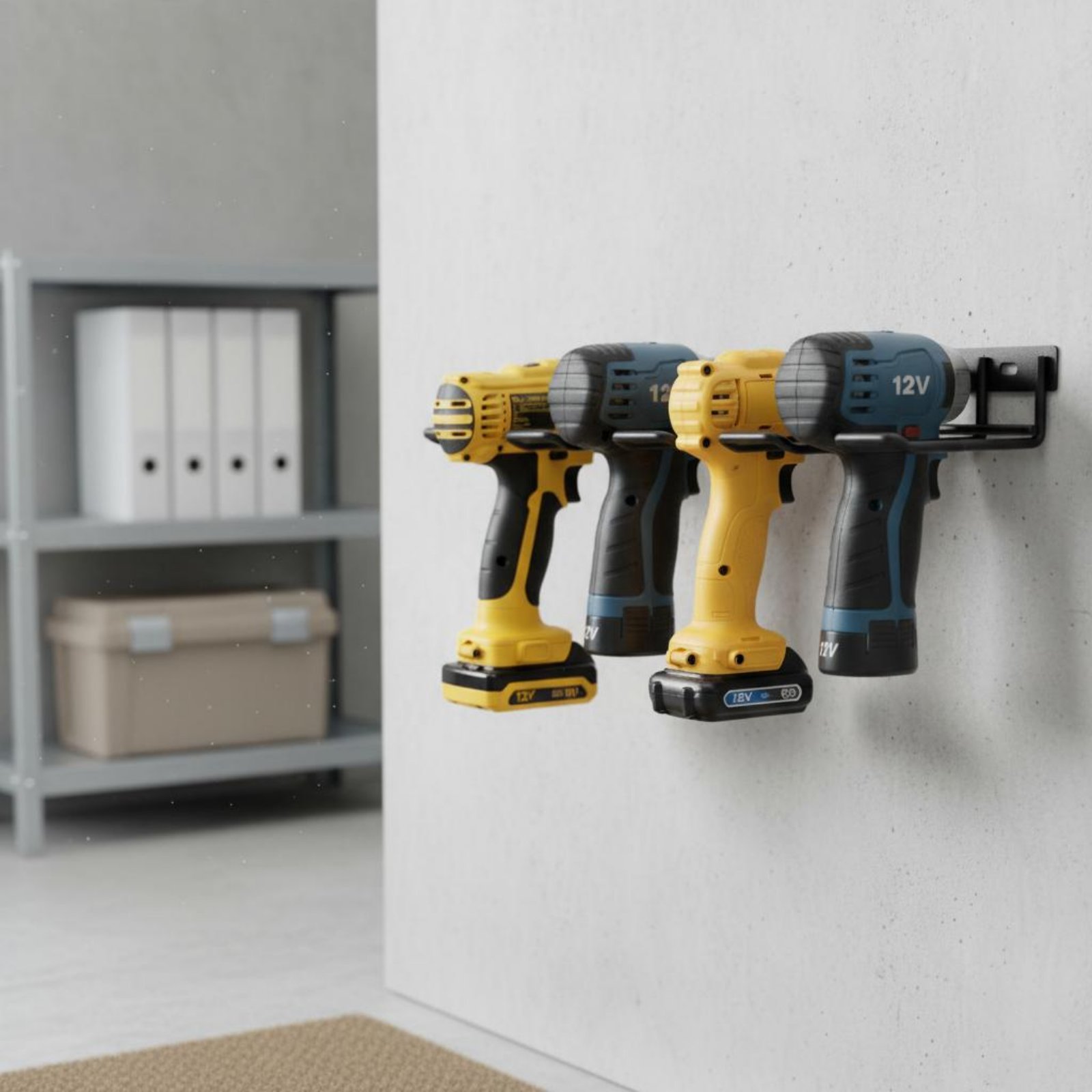 Wall Mount Drill Holder Easy I - Tools In The Workshop recensione e prezzo