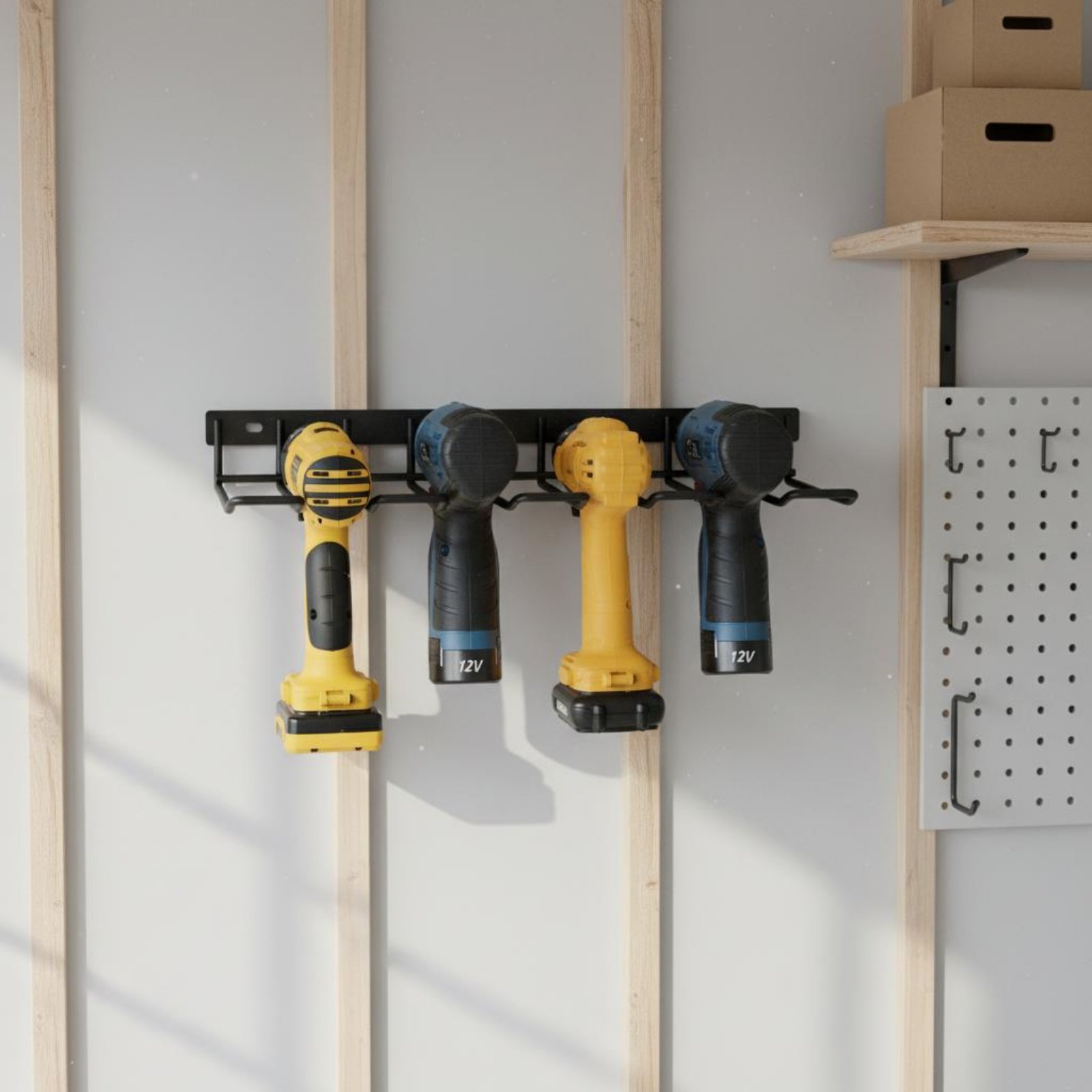 Wall Mount Drill Holder Easy I - Tools In The Workshop recensione e prezzo