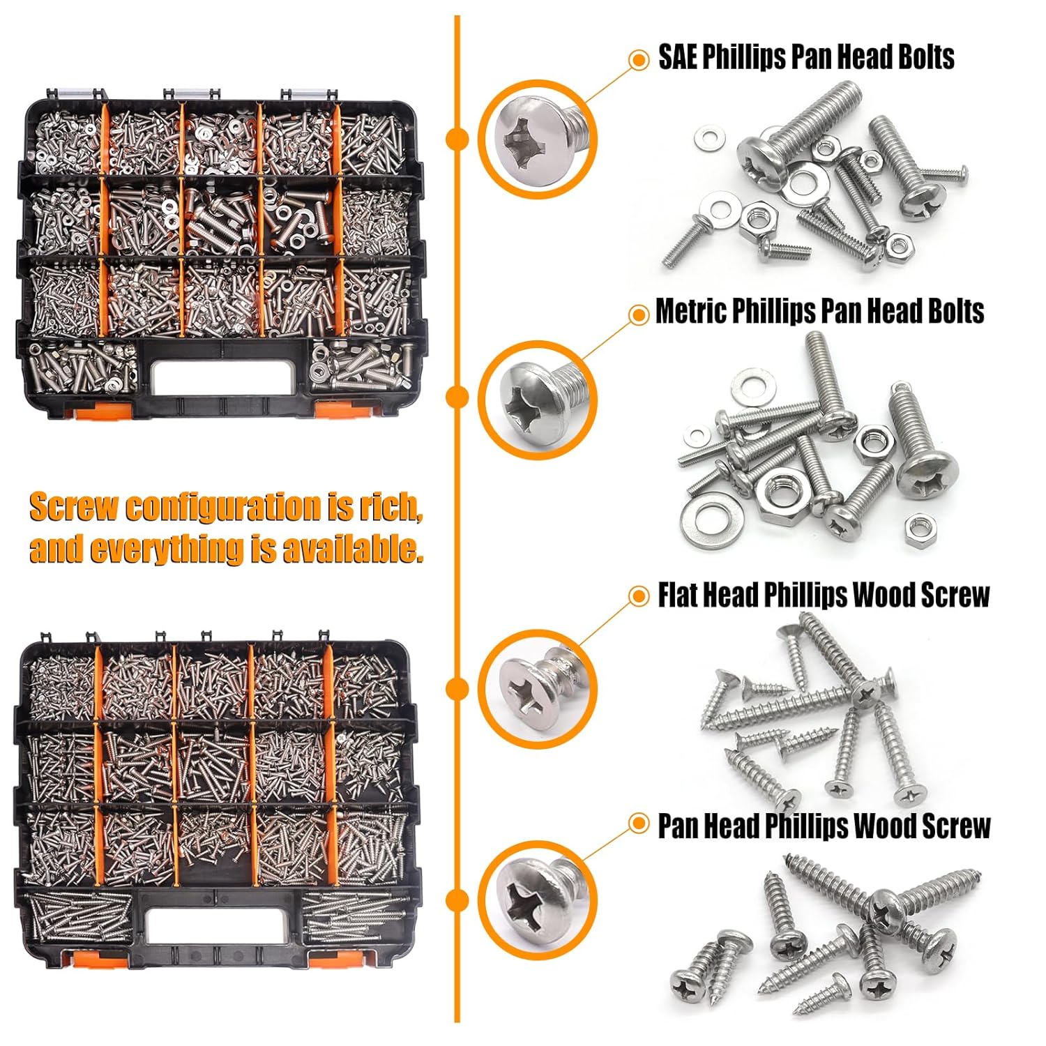 2002PCS Hardware Assortment Ki - Screw Organizer Kit recensione e prezzo