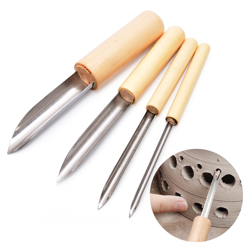 Pottery Tool Puncher 4 Pieces/ - Chisel Set Wood recensione e prezzo