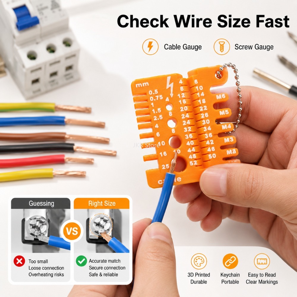 Double Sided Wire Gauge Screw  - Workshop Tools Uses recensione e prezzo