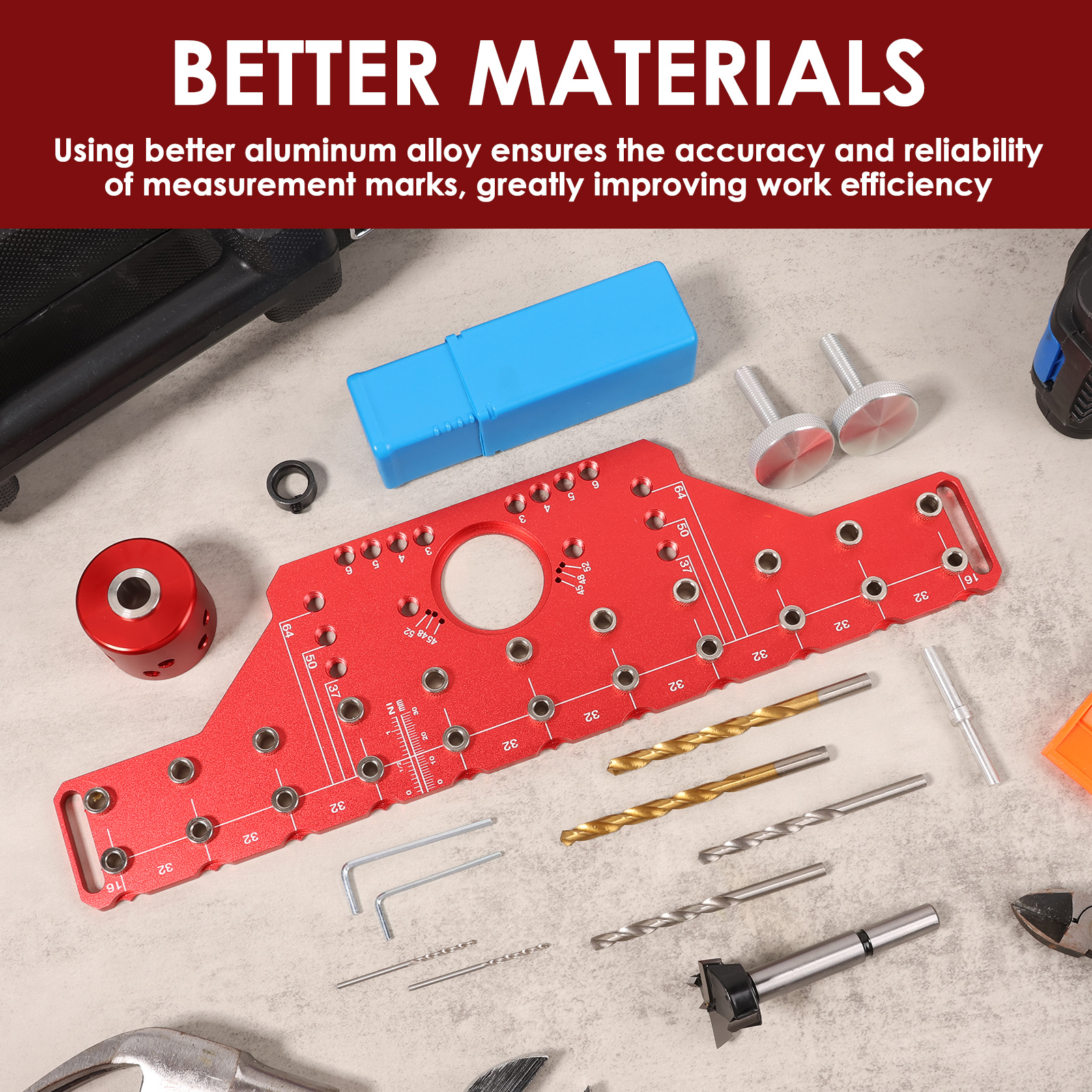2 In 1 Shelf Pin Jig and Cabin - Dowel Jig Kit recensione e prezzo