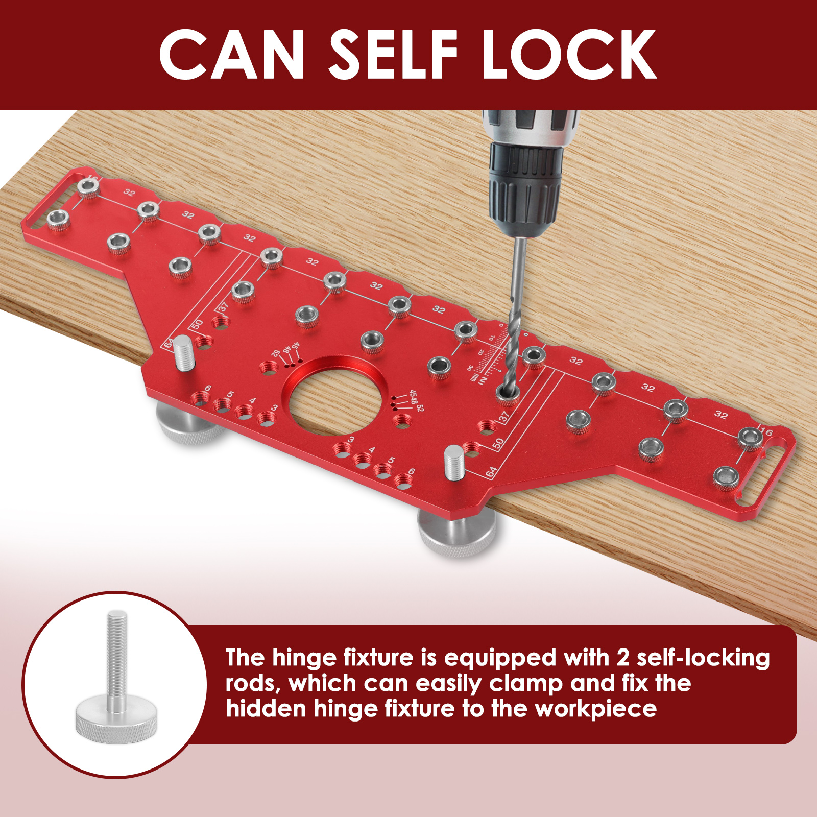 2 In 1 Shelf Pin Jig and Cabin - Dowel Jig Kit recensione e prezzo