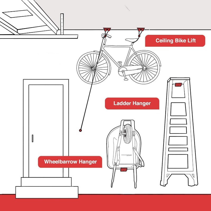 Heavy Duty Ladder Hooks - Wall - Workshop Tools On Wall recensione e prezzo