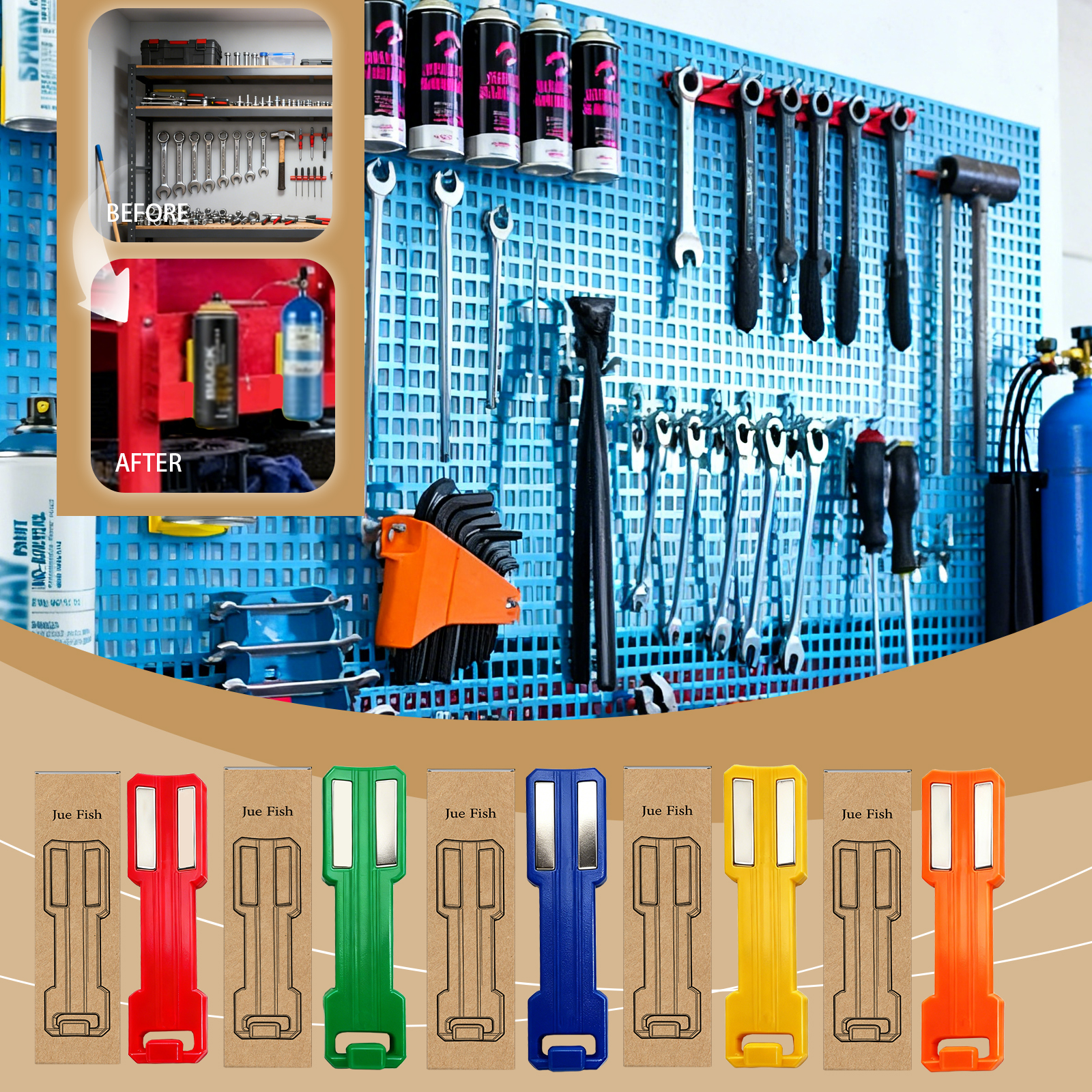 Magnetic Aerosol Can Holder Co - Workshop Tools On Wall recensione e prezzo