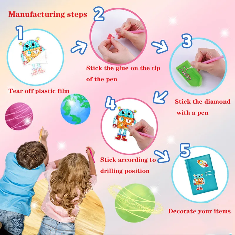 Good Quality GEM 5D Diamond Pa - Tools Workshop Kids recensione e prezzo