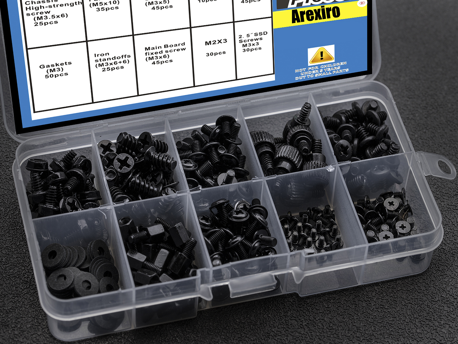 340pcs Motherboard Standoffs,  - Screw Organizer Kit recensione e prezzo
