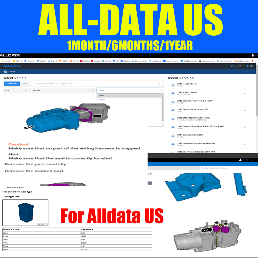 2026 Alldata US Full Version O - Workshop Tools Online recensione e prezzo
