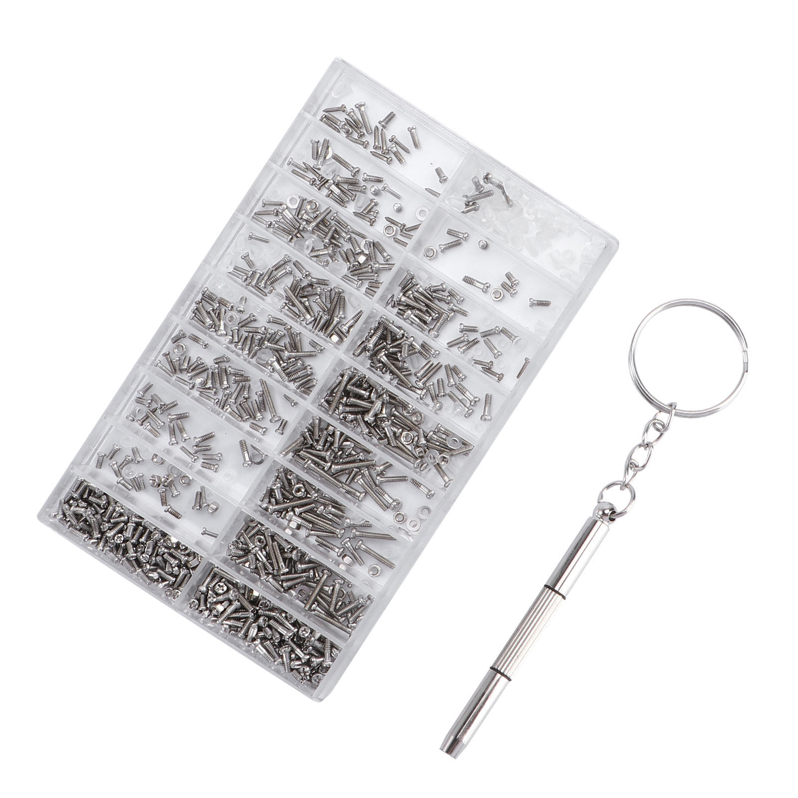 1000pcs Nose Pad Screw Tool Ki - Screw Organizer Kit recensione e prezzo