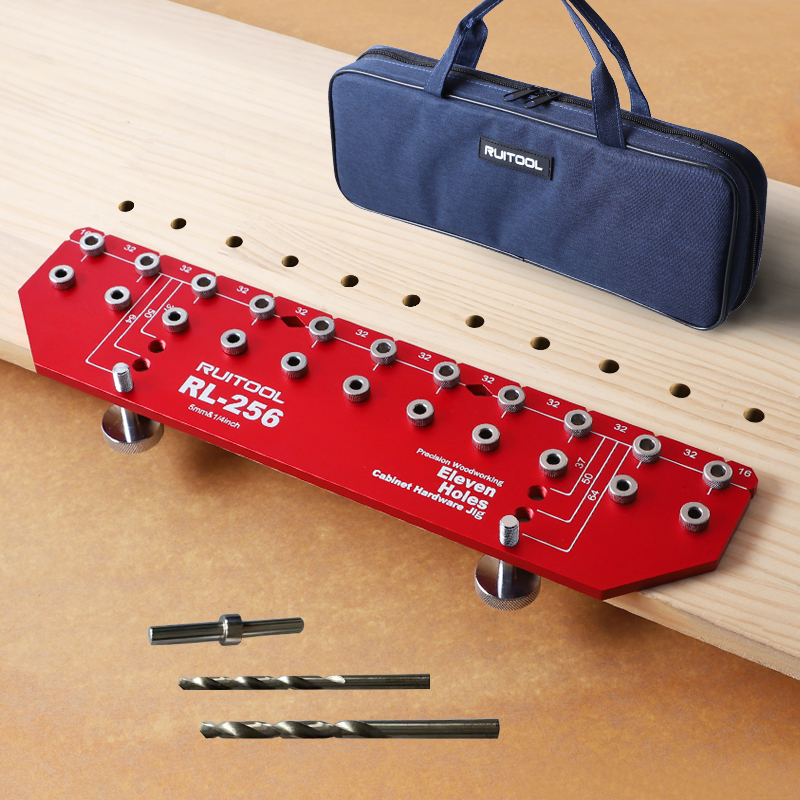 Shelf Pin Jig Set Aluminium Al - Dowel Jig Kit recensione e prezzo