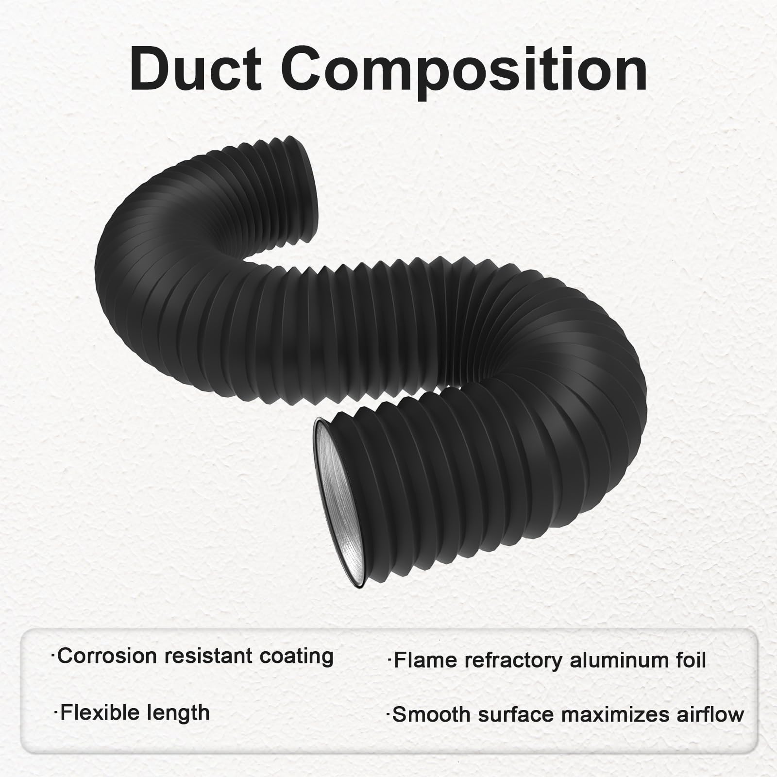 4 inch Dryer Vent Hose with 2  - Pipe Clamp Bar recensione e prezzo