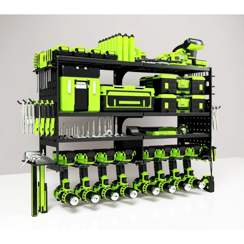 Heavy Duty 4 Tier 8 Slot Wall  - Workshop Tools Holder recensione e prezzo