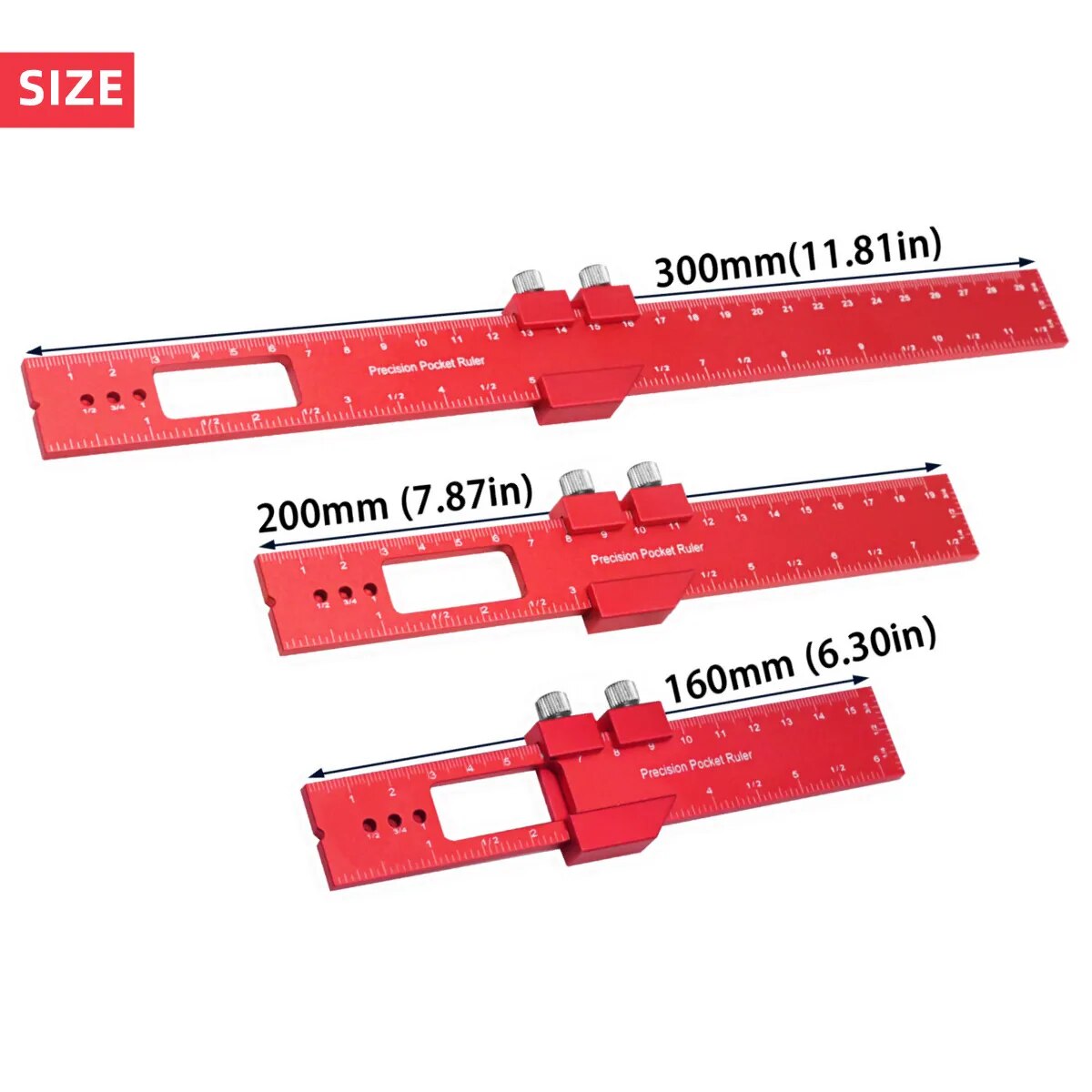 1/3Pcs Precision Pocket Ruler  - Mini Workshop Tools recensione e prezzo