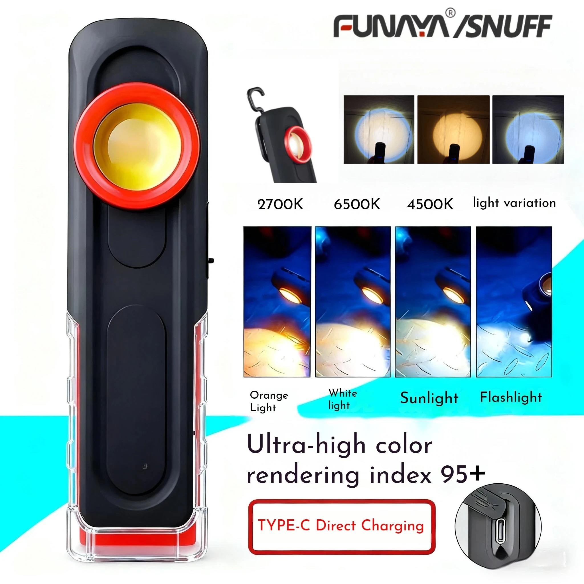 FUNAYA Portable Flashlight Car - Tools For Workshop recensione e prezzo