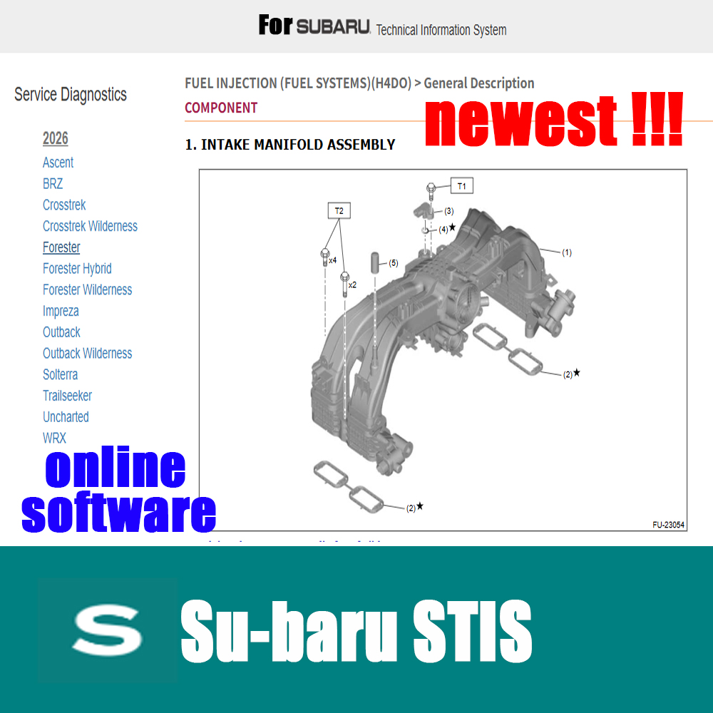 Newest Su-baru STIS Online Log - Workshop Tools Online recensione e prezzo