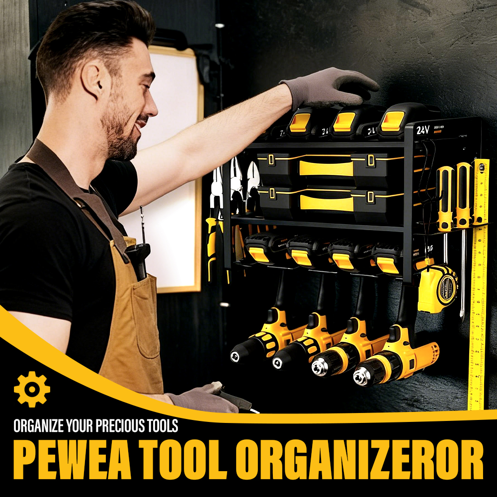 Power Tool Rack Electric Drill - Workshop Tools On Wall recensione e prezzo