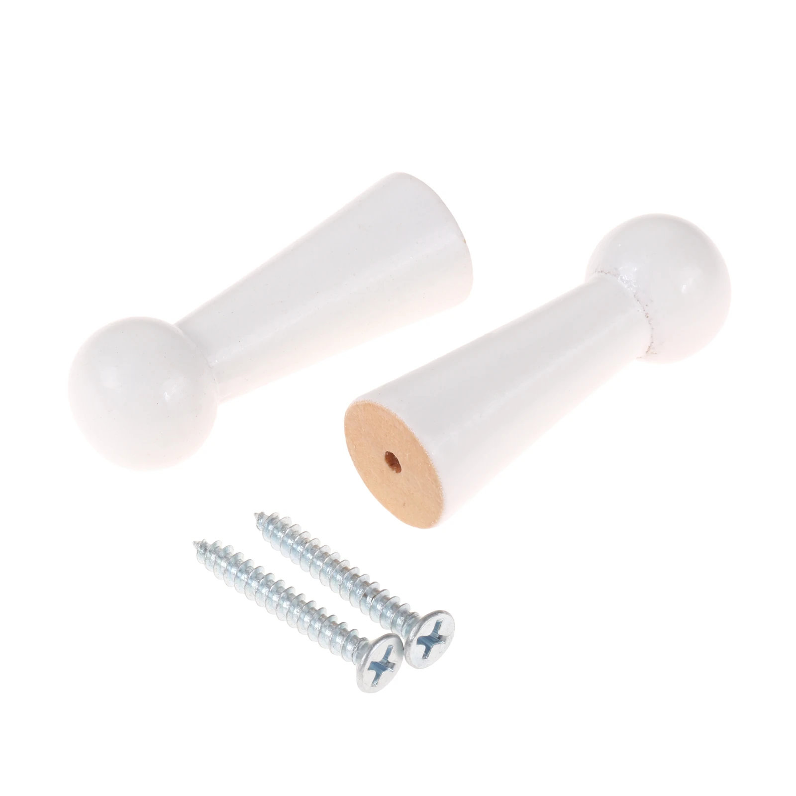 2pcs Wooden Peg Hangers 50mm S - Screw Organizer Kit recensione e prezzo