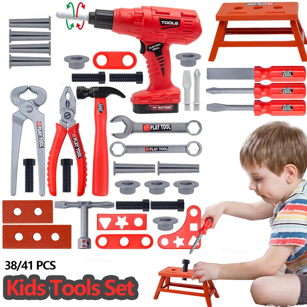 38/41 PCS Pretend Tools Kit Ki - Tools Workshop Kids recensione e prezzo