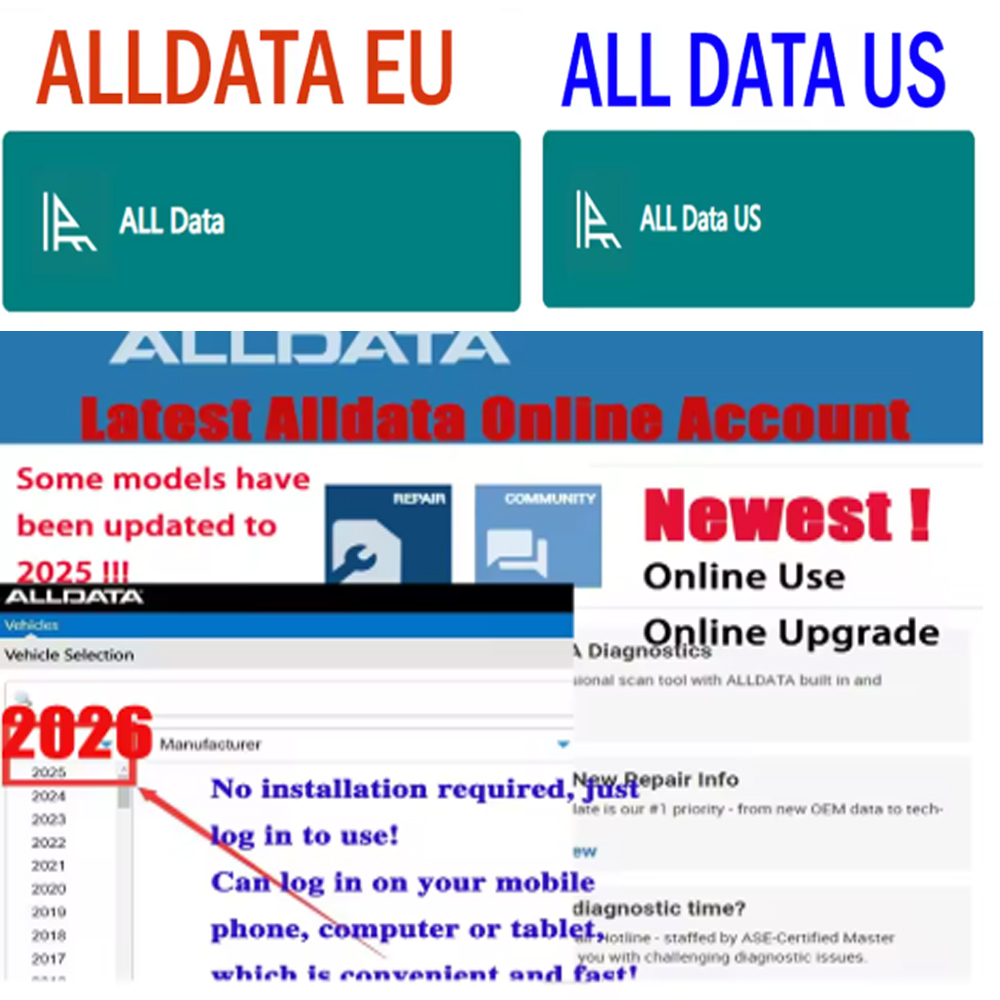 Alldata EU US Newest Online Ac - Workshop Tools Online recensione e prezzo