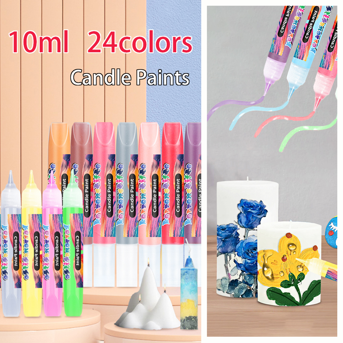 24Colors 10Ml Candle Paints Hi - Tools Workshop Kids recensione e prezzo