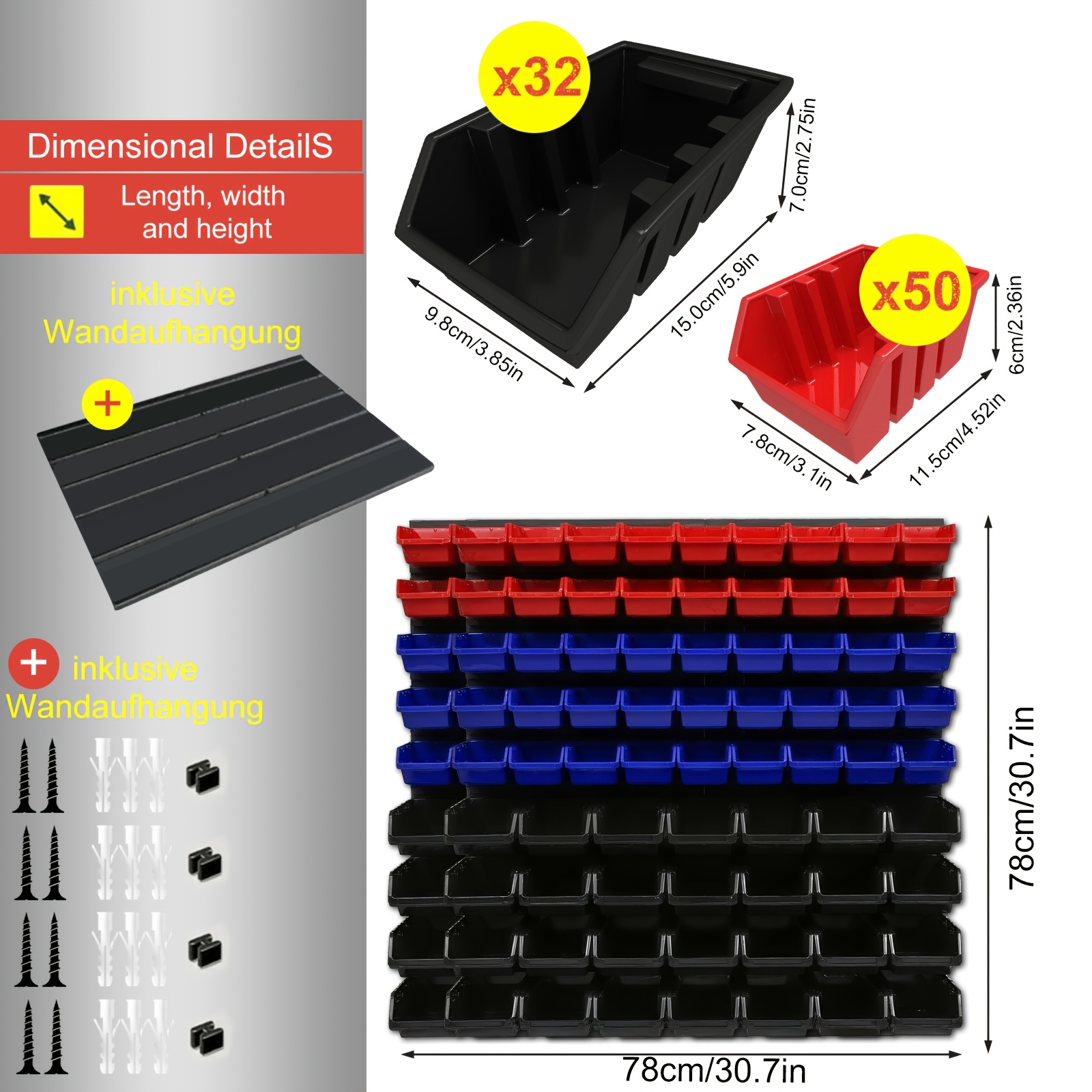 Wall-Mounted Tool Organizer Sy - Workshop Tools Holder recensione e prezzo