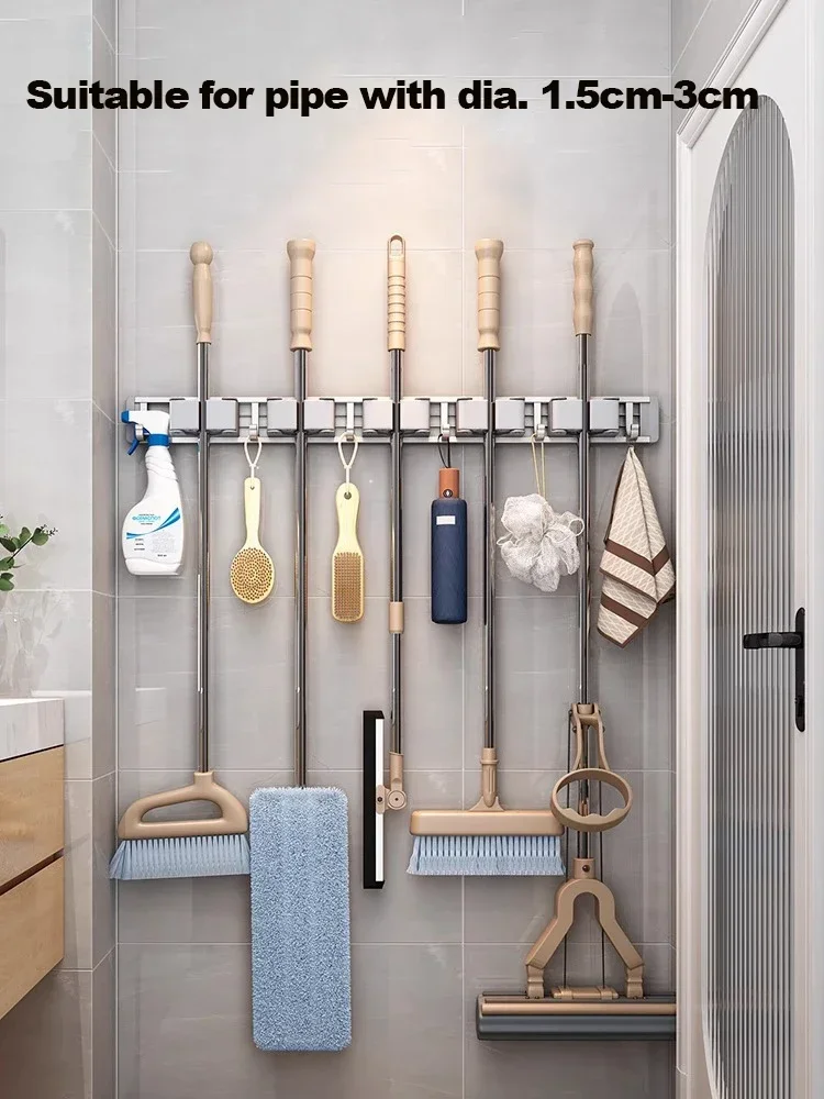 Mop and Broom Organizer Mop Ho - Workshop Tools On Wall recensione e prezzo