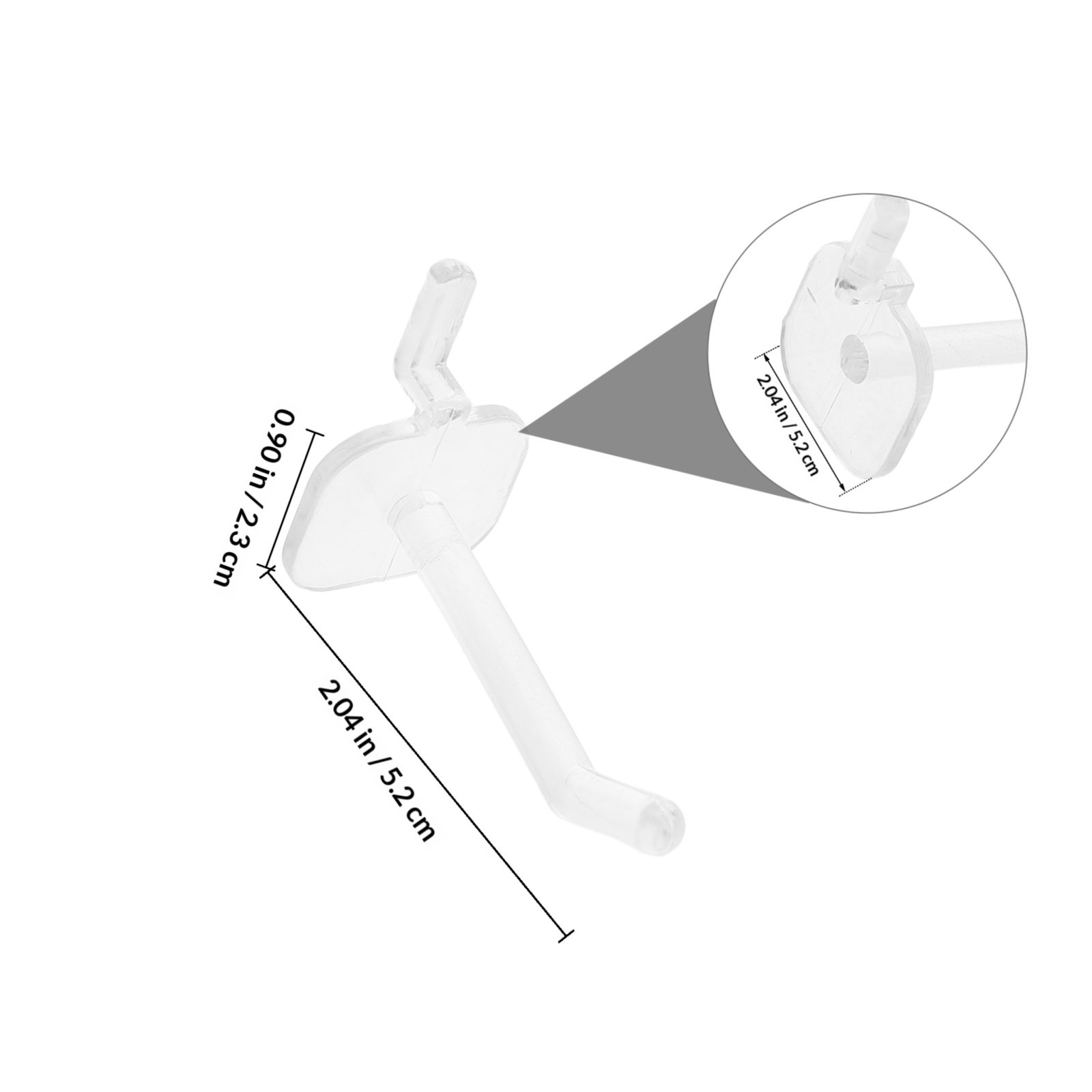 50Pcs Transparent Plastic Hook - Workshop Tools Uses recensione e prezzo
