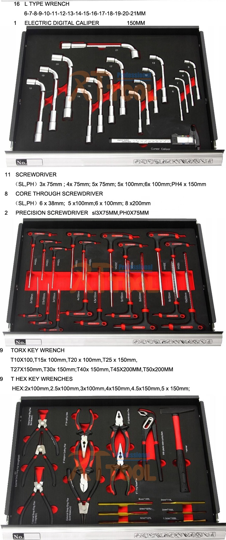 270pc Car Repair Cabinet Tool  - Workshop Tools Trolley recensione e prezzo