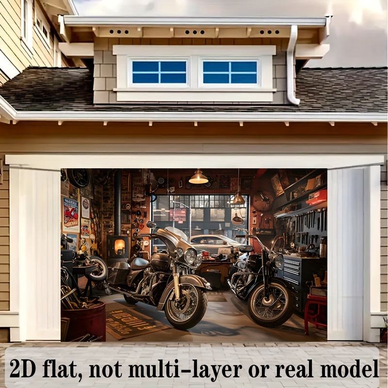 Motorcycle Garage Tapestry Cla - Tools For Motorcycle Workshop recensione e prezzo