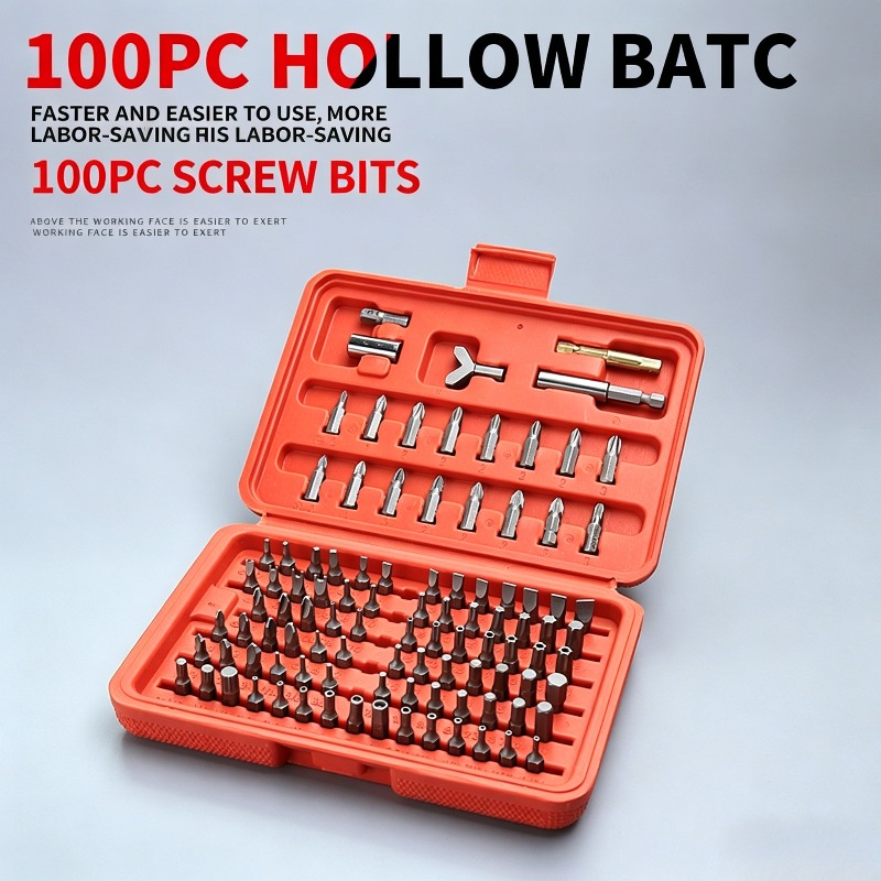100PCS Screwdriver Bit Set, Ho - Workshop Tools Uses recensione e prezzo