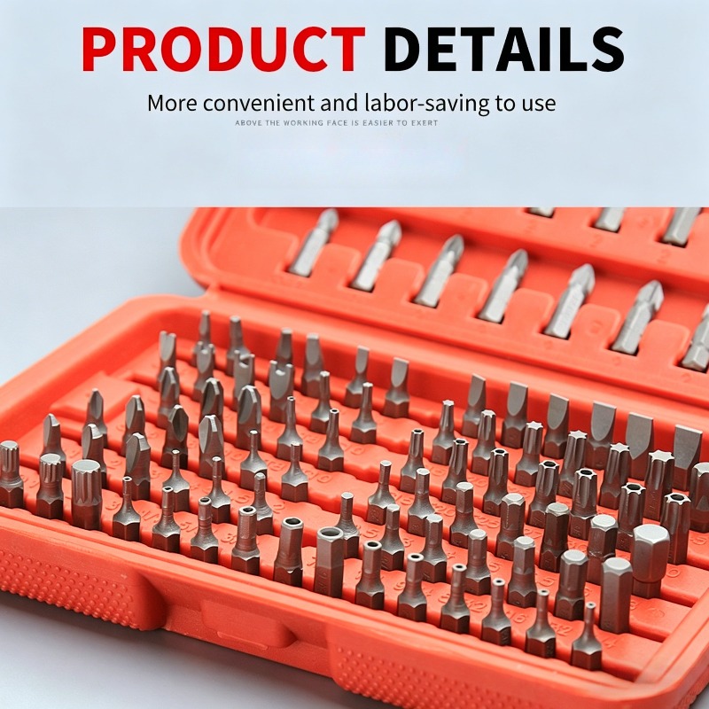 100PCS Screwdriver Bit Set, Ho - Workshop Tools Uses recensione e prezzo
