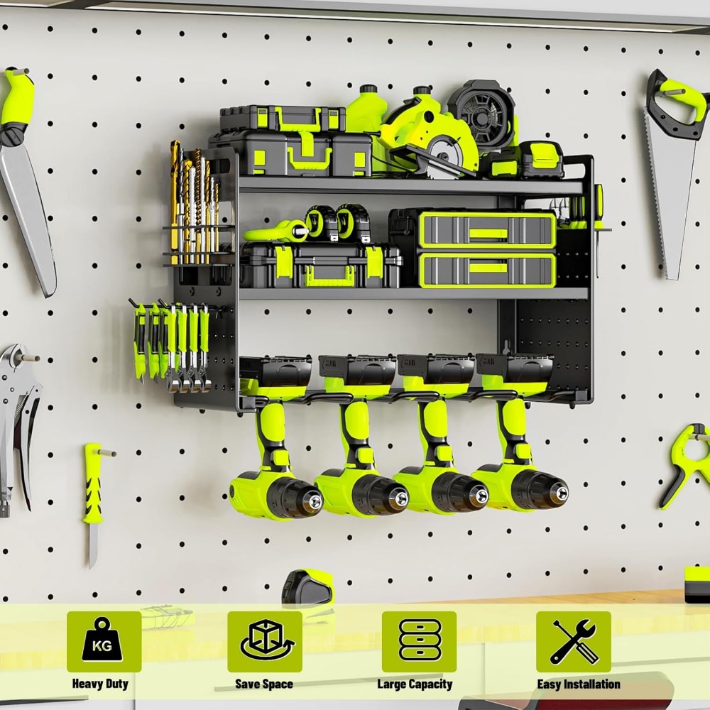 Wall Mount Tool Organizer with - Workshop Tools Holder recensione e prezzo