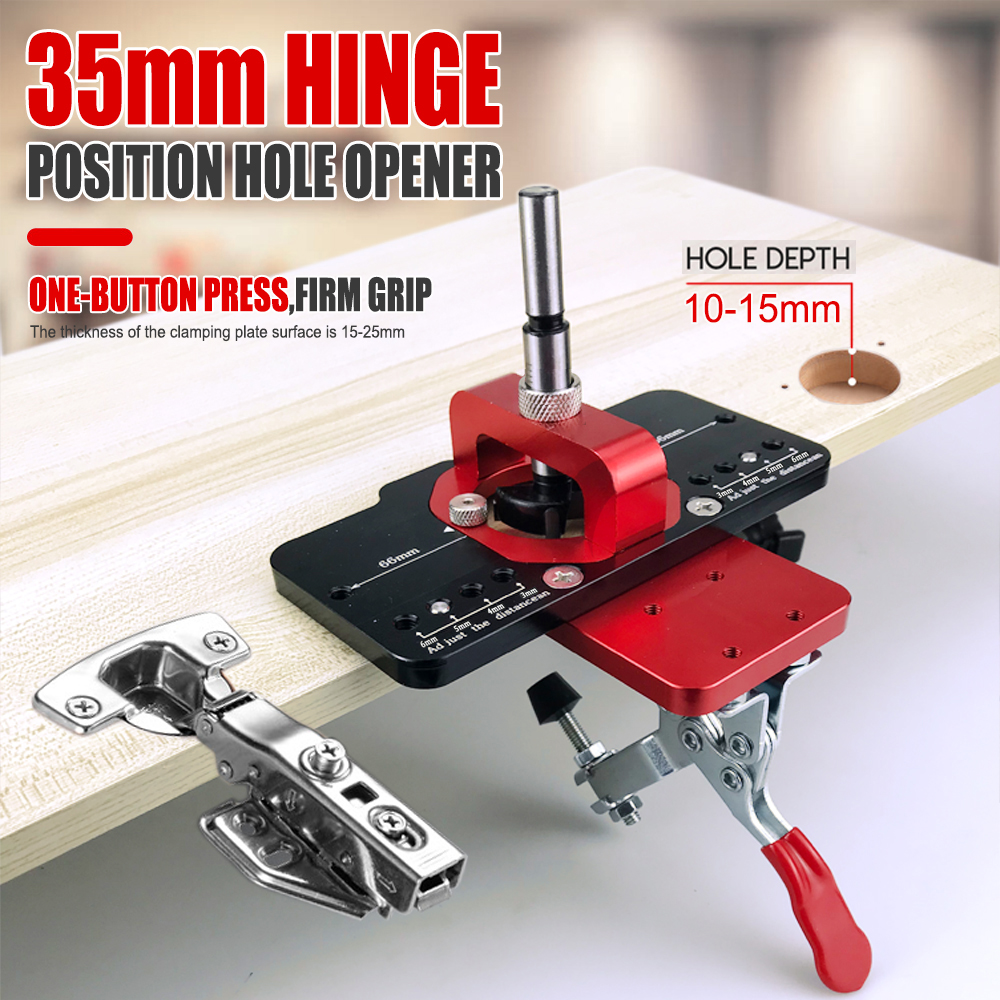 35mm Concealed Door Hinge Jig  - Dowel Jig Kit recensione e prezzo