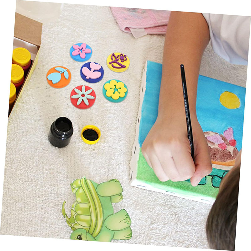 6Pcs/bag Foam Stamps for Paint - Tools Workshop Kids recensione e prezzo