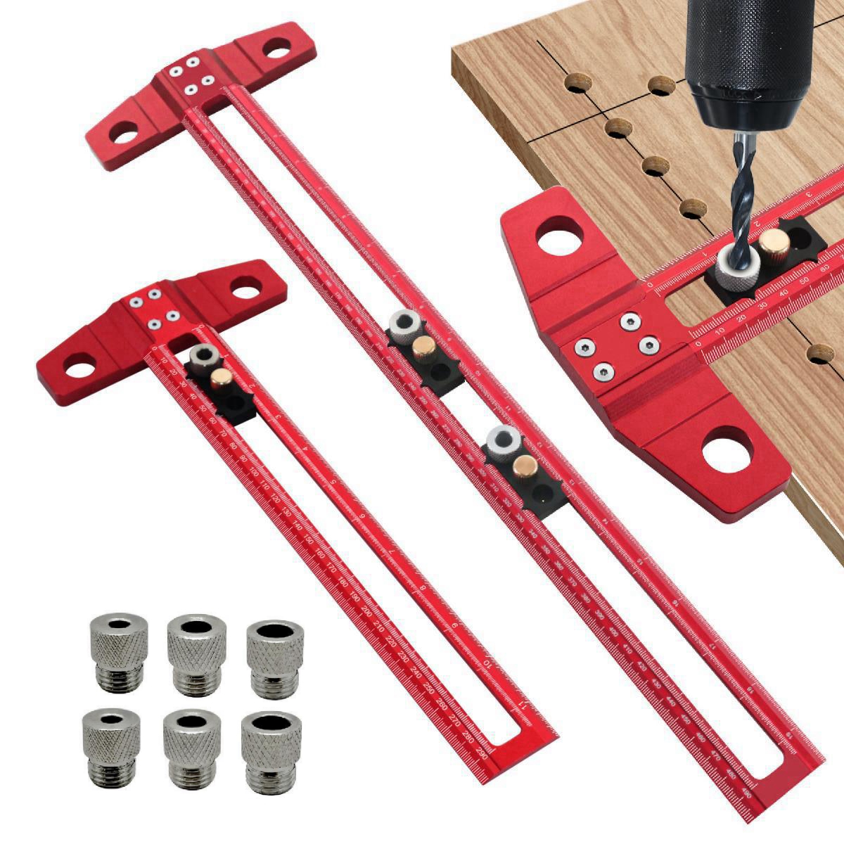 Woodworking 2 in 1 Drilling Po - Dowel Jig Kit recensione e prezzo